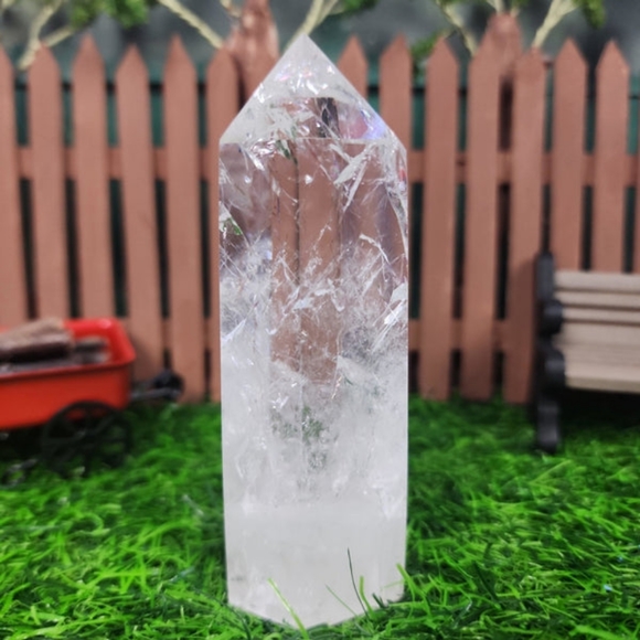 Other - 4.1'' Natural clear Quartz  Obelisk Point